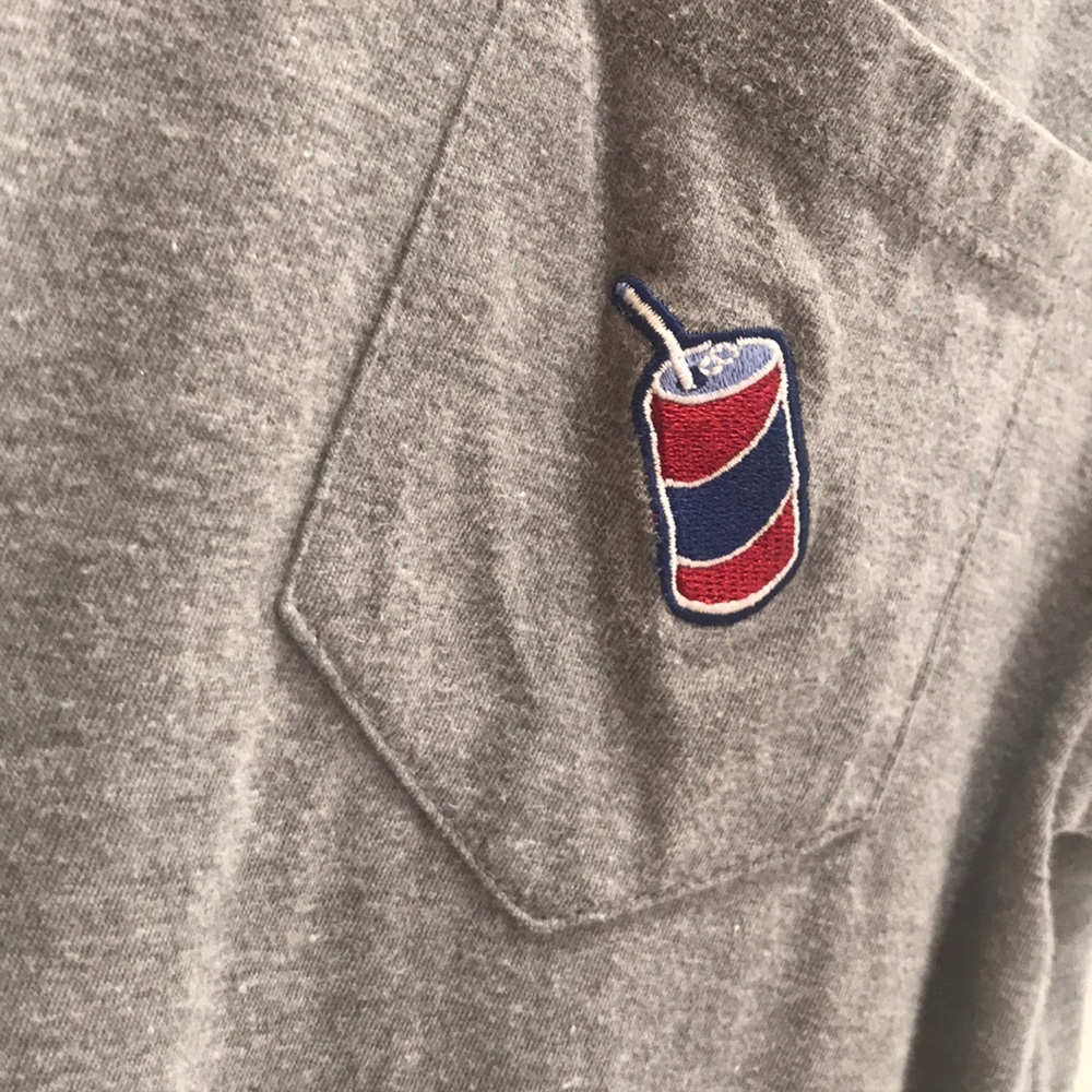 tee with patch